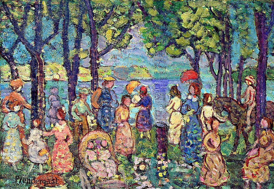 Maurice Prendergast - Summer, New England - 1976.124 - Smithsonian American Art Museum