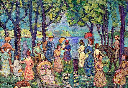 Maurice Prendergast - Summer, New England - 1976.124 - Smithsonian American Art Museum