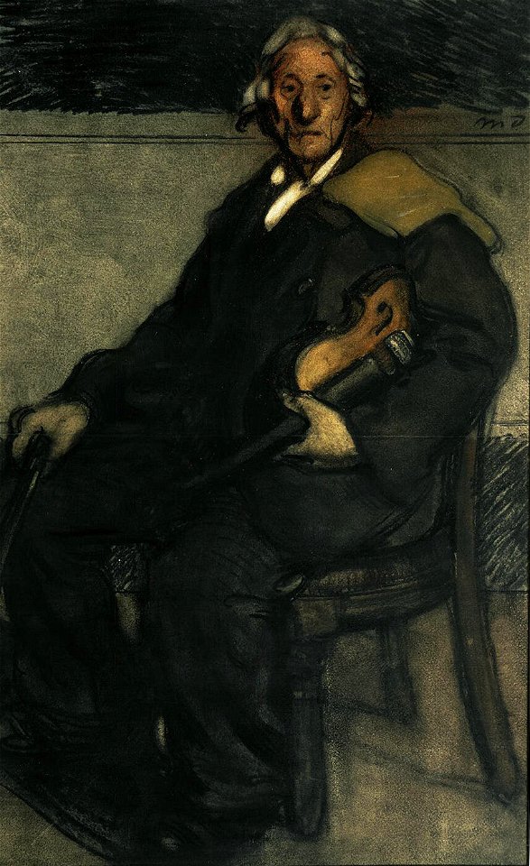 Maxime Dethomas - The Violinist (c.1900)