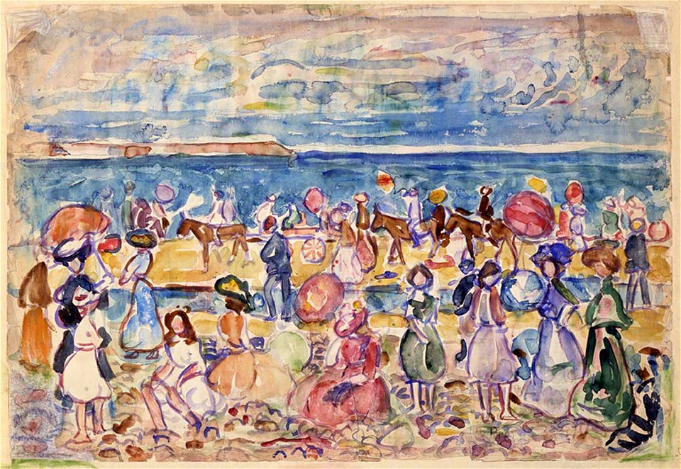 Maurice Prendergast - Holiday in New England - 1984.27 - Smithsonian American Art Museum