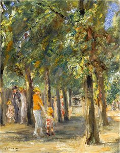 Max Liebermann - Tiergartenszene