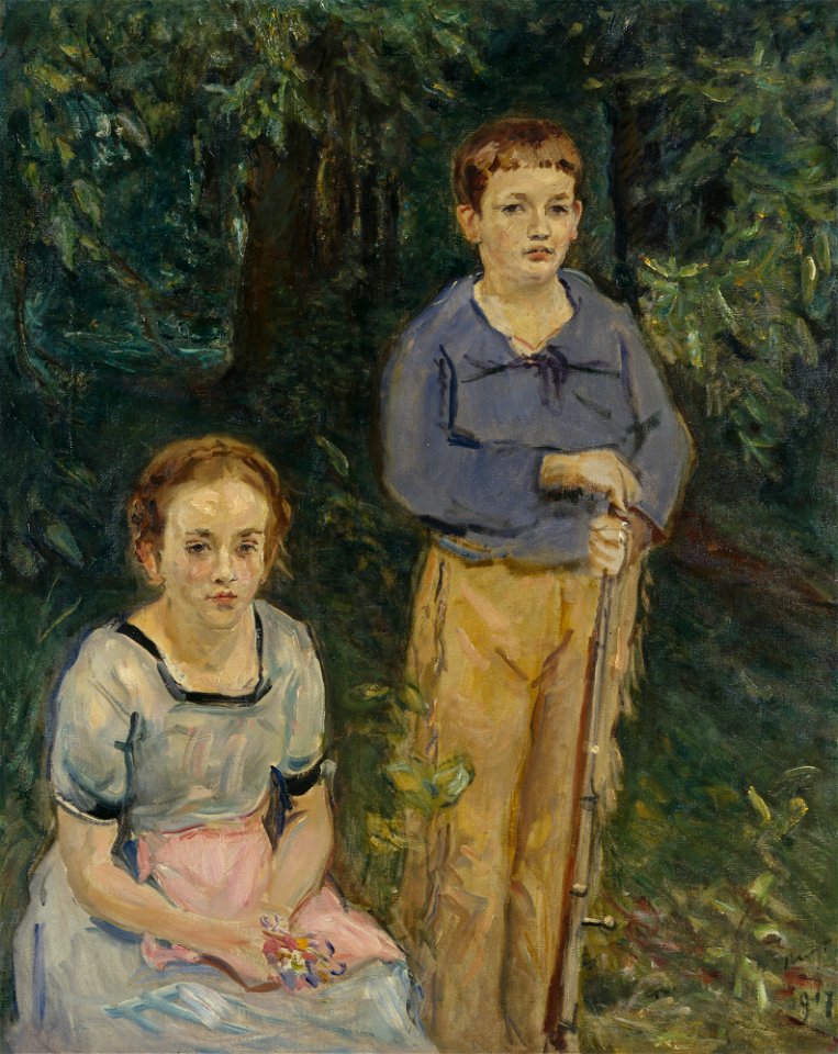 Max Slevogt - Nina und Wolfgang Slevogt - G 18296 - Lenbachhaus