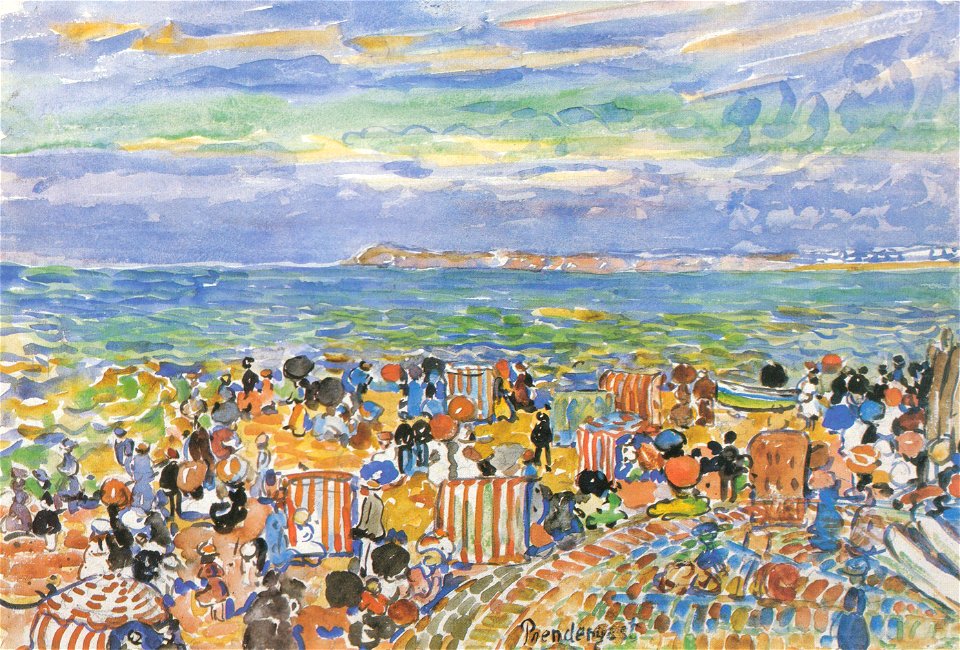 Maurice Prendergast - St. Malo No. 2 (c. 1907-1910)