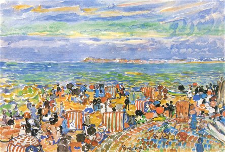 Maurice Prendergast - St. Malo No. 2 (c. 1907-1910)