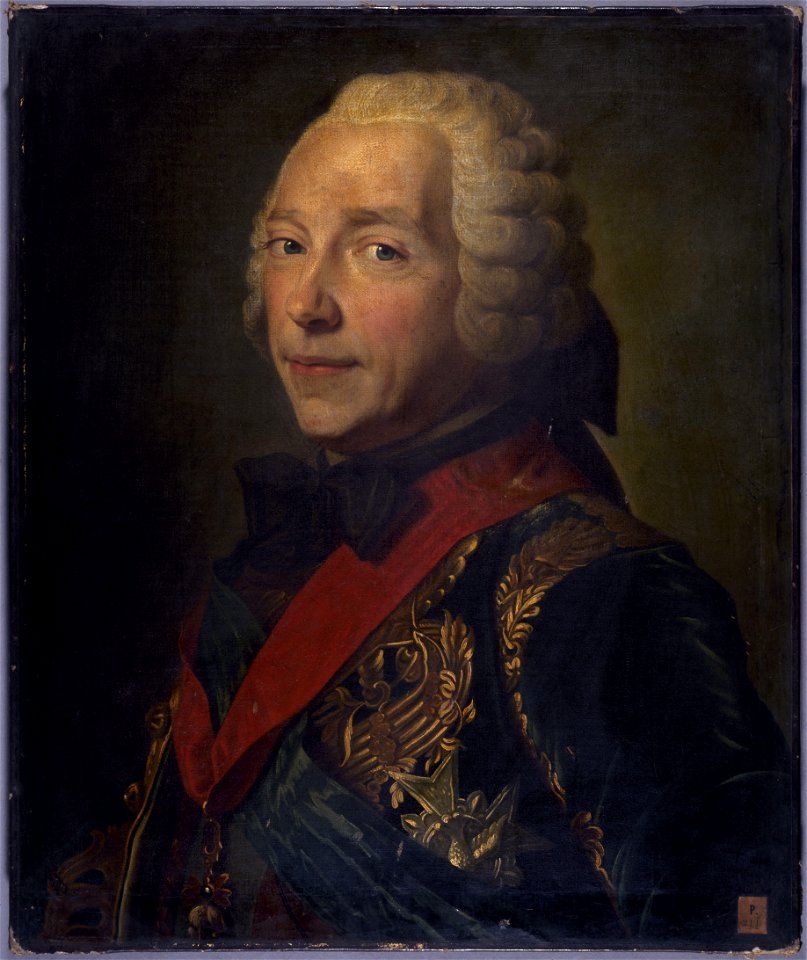 Maurice Quentin de La Tour - Portrait de Charles-Louis-Auguste Fouquet, duc de Belle-Isle (1684-1761), maréchal de France - P211 - Musée Carnavalet