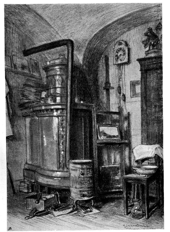 Maximilian Suppantschitsch Wohnstube Dürnstein 1924 dgE