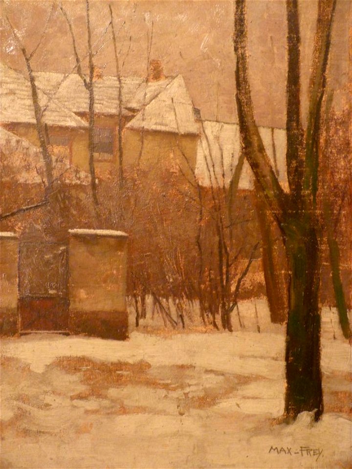 Max Frey Winterlandschaft, um 1900