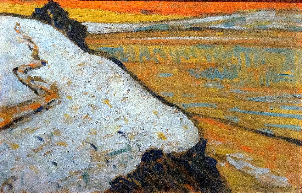 Maxime Maufra 1892 Pont-Aven, ciel rouge