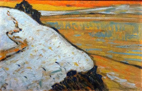 Maxime Maufra 1892 Pont-Aven, ciel rouge