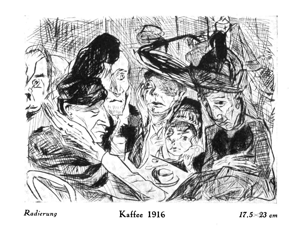 Max Beckmann - Kaffee, 1916