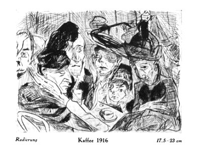 Max Beckmann - Kaffee, 1916