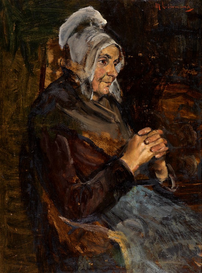 Max Liebermann Betende Frau c1884