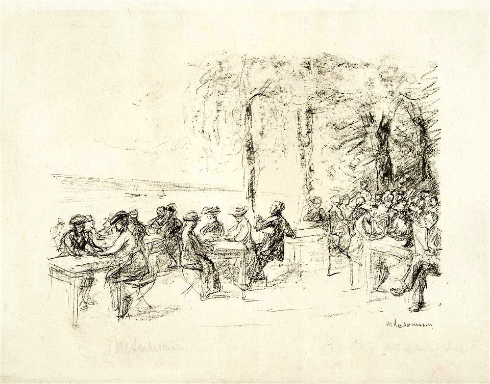 Max Liebermann Kaffeegarten an der Havel