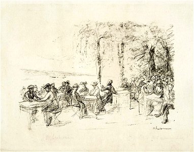 Max Liebermann Kaffeegarten an der Havel