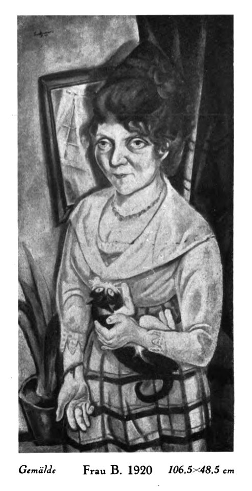 Max Beckmann - Frau B.,1920