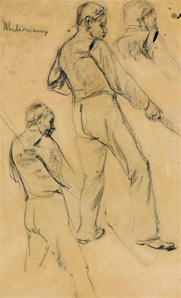 Max Liebermann - Studie eines Mannes