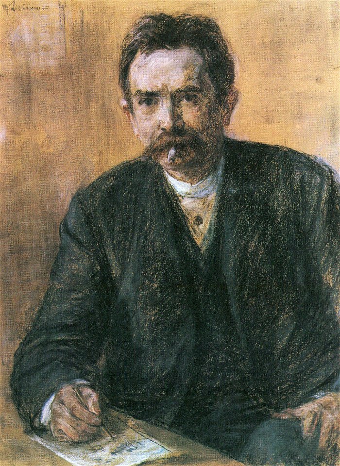 Max Liebermann, Bildnis des Dichters Eduard Grisebach