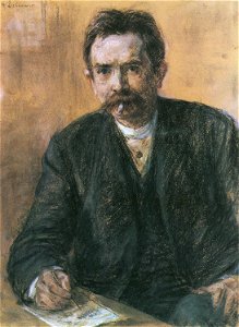 Max Liebermann, Bildnis des Dichters Eduard Grisebach