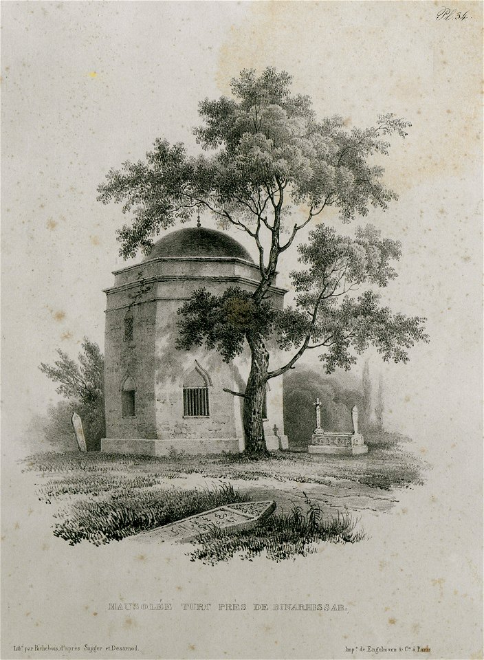 Mausolée Turc près de Binarhissar - Sayger C - 1834