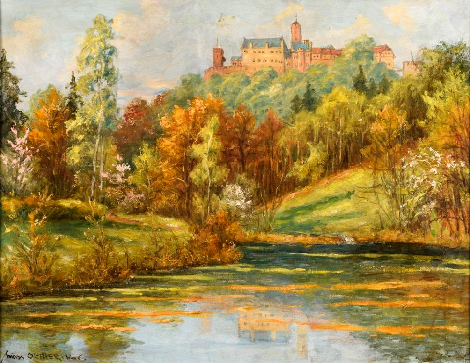 Max Oehler Blick auf die Wartburg