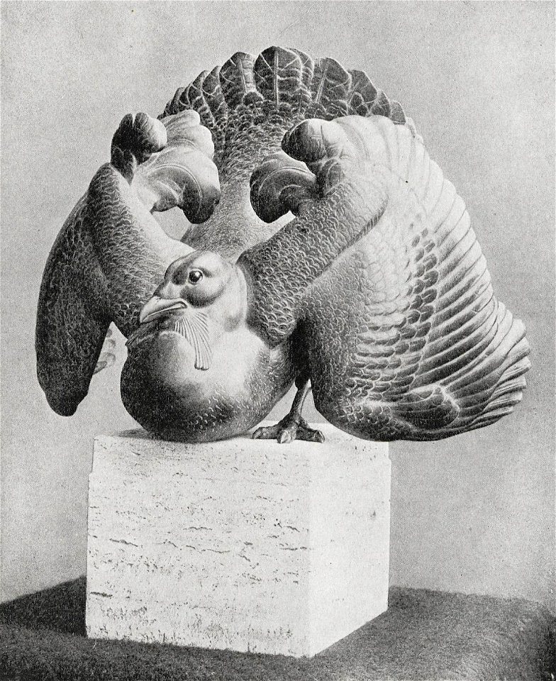 Max Esser - Balzende Trappe (Bronze)