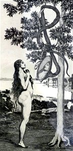 Max Klinger-Die Schlange-1880