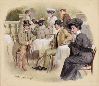Max Barascudts Das Terrassen-Café