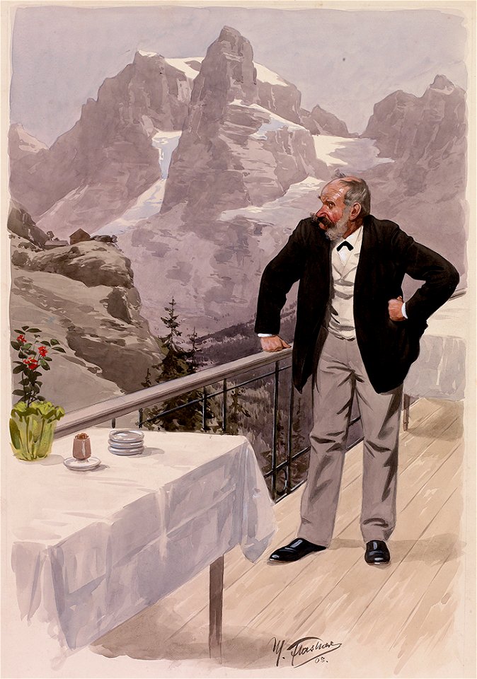 Max Flashar Berliner im Hochgebirge 1905
