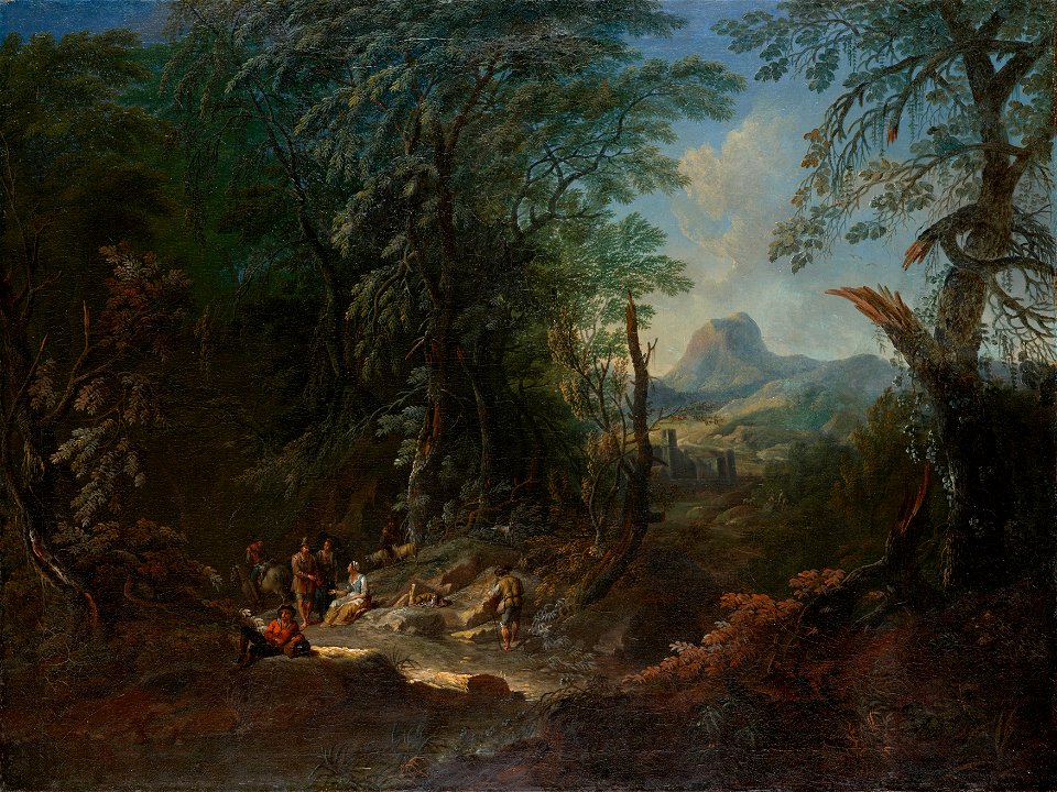 Maximilian Joseph Schinnagl - Waldlandschaft Morgen - 4161 - Kunsthistorisches Museum