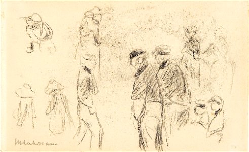 Max Liebermann Figurenstudien 1880er