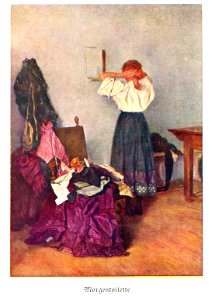 Max Poosch Morgentoilette 1923 dgE