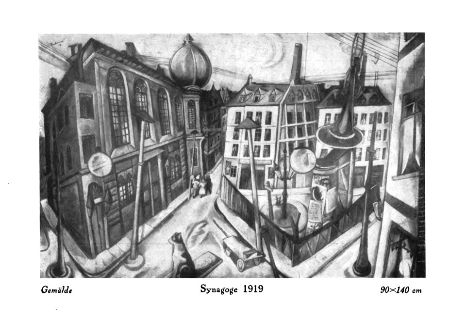 Max Beckmann - Synagoge,1919