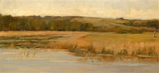 Max Weyl - Hill and Marshland - 1952.13.160 - Smithsonian American Art Museum