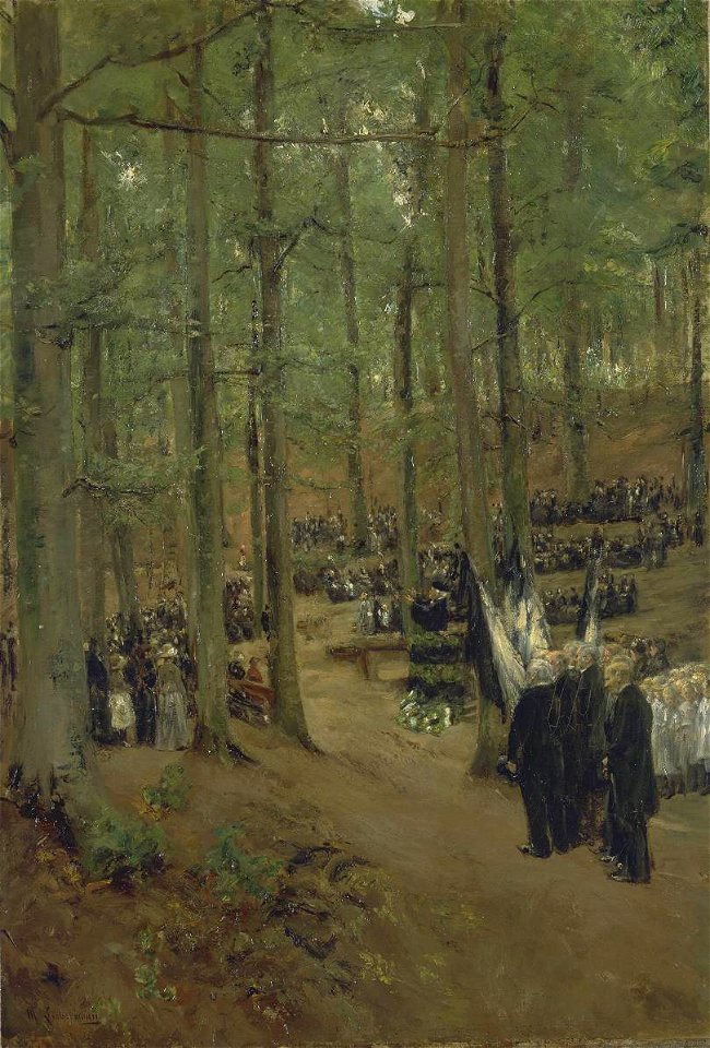 Max Liebermann - Kaiser Friedrich Gedächtnisfeier in Kösen