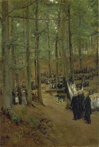 Max Liebermann - Kaiser Friedrich Gedächtnisfeier in Kösen