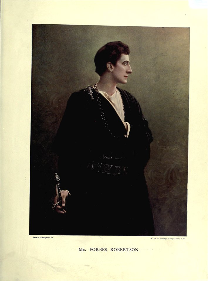 Mr. Forbes Robertson as Hamlet. W. & D. Downey