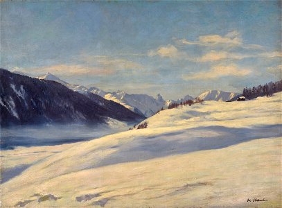 Max Hünten Winterlandschaft