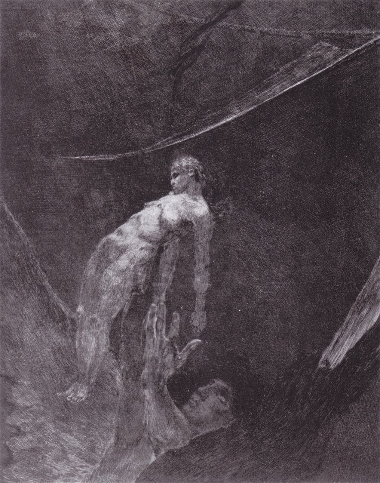 Max Klinger - Aus dem Zyklus Ein Leben Ins Nichts zurück (Opus VIII, Blatt 15-15)