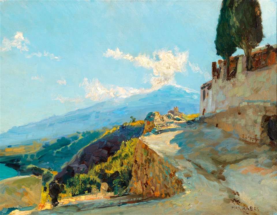 Max Rabes Der Etna 1924