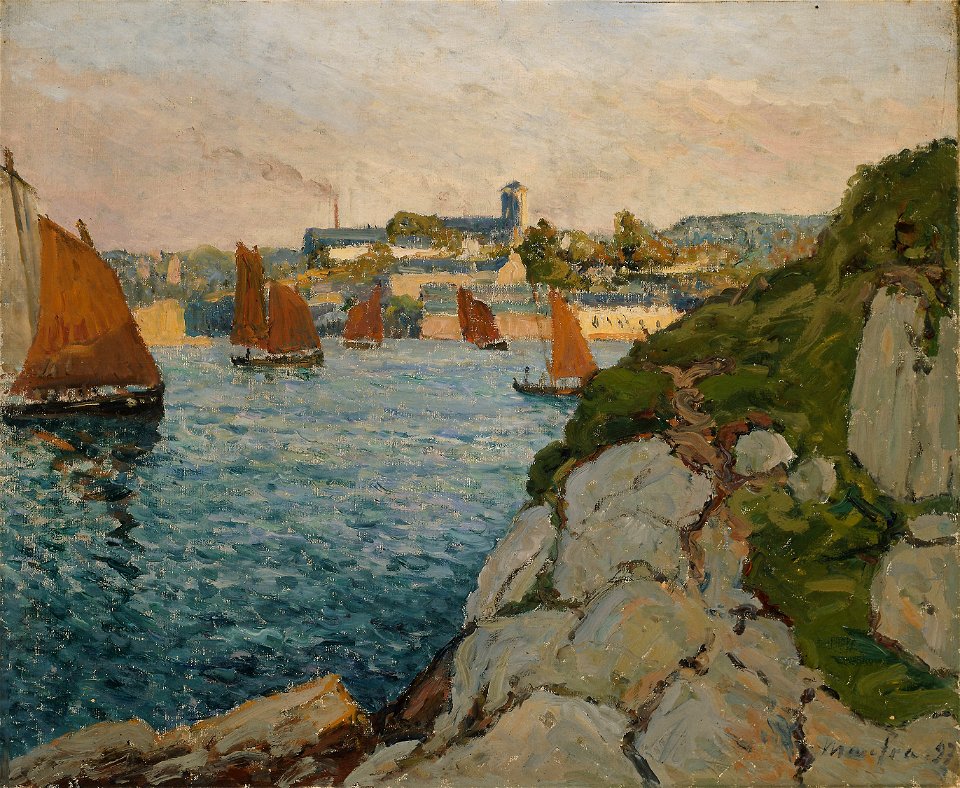 Maxime Maufra - Douarnenez in Sunshine - 1905.335 - Art Institute of Chicago