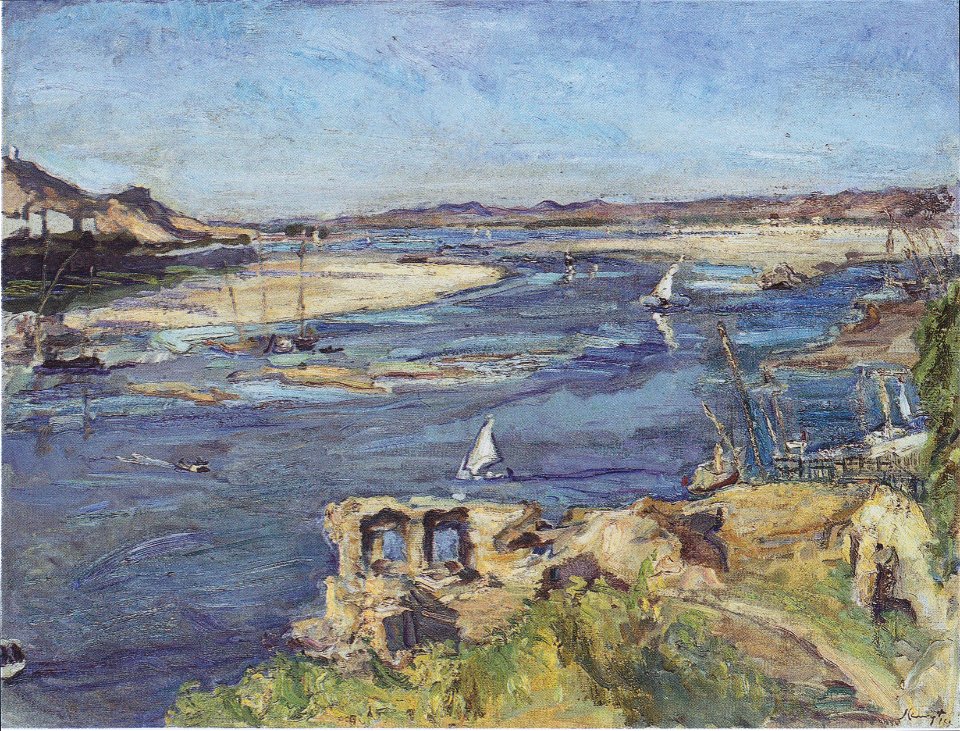 Max Slevogt - Der Nil bei Assuan - 1914