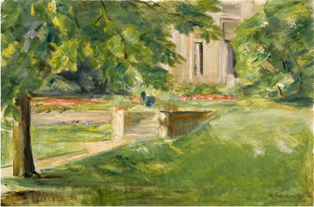 Max Liebermann - Haus uznd Terrasse nach Südwesten