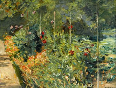 Max Liebermann - Der Nutzgarten in Wannssee nach Westen