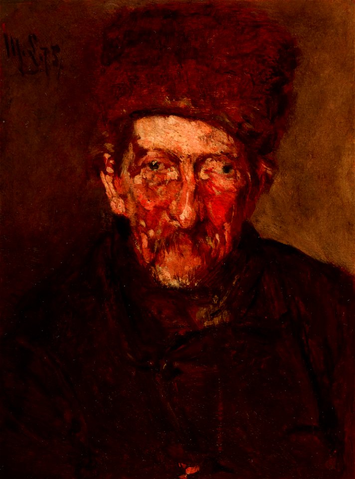 Max Liebermann - Study, Bust of a Man - Bust of a Woman – Two-sided Painting - MNK XII-A-495 - National Museum Kraków