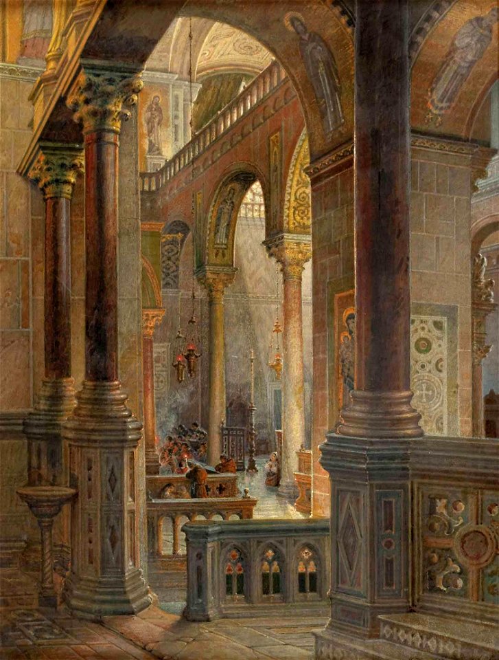Maximilian Albert Hauschild Kircheninneres