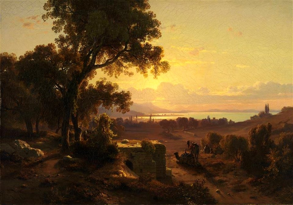 Max Schmidt - Ansicht von Smyrna, von der Karawanenstraße her gesehen - 11608 - Bavarian State Painting Collections