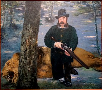 Mr. Eugene Petuiset, the Lion Hunter, by Edouard Manet, 1881, oil on canvas - Museu de Arte de São Paulo - DSC07154