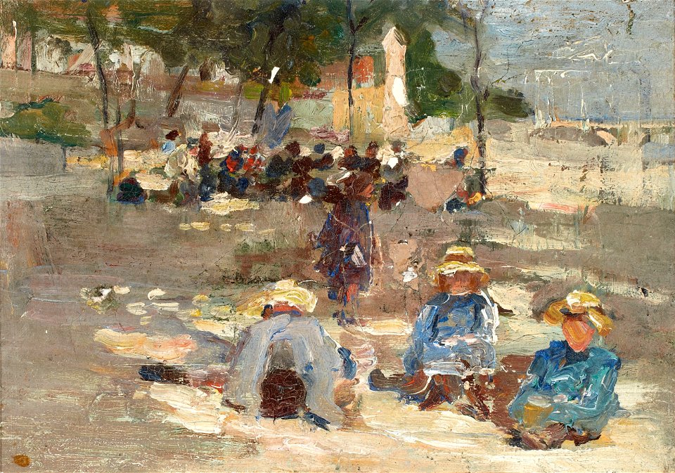 Max Liebermann - Picknick im Park