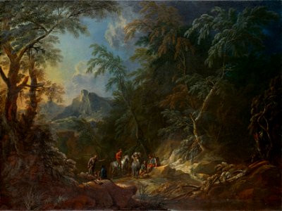 Maximilian Joseph Schinnagl - Waldlandschaft Abend - 4144 - Kunsthistorisches Museum