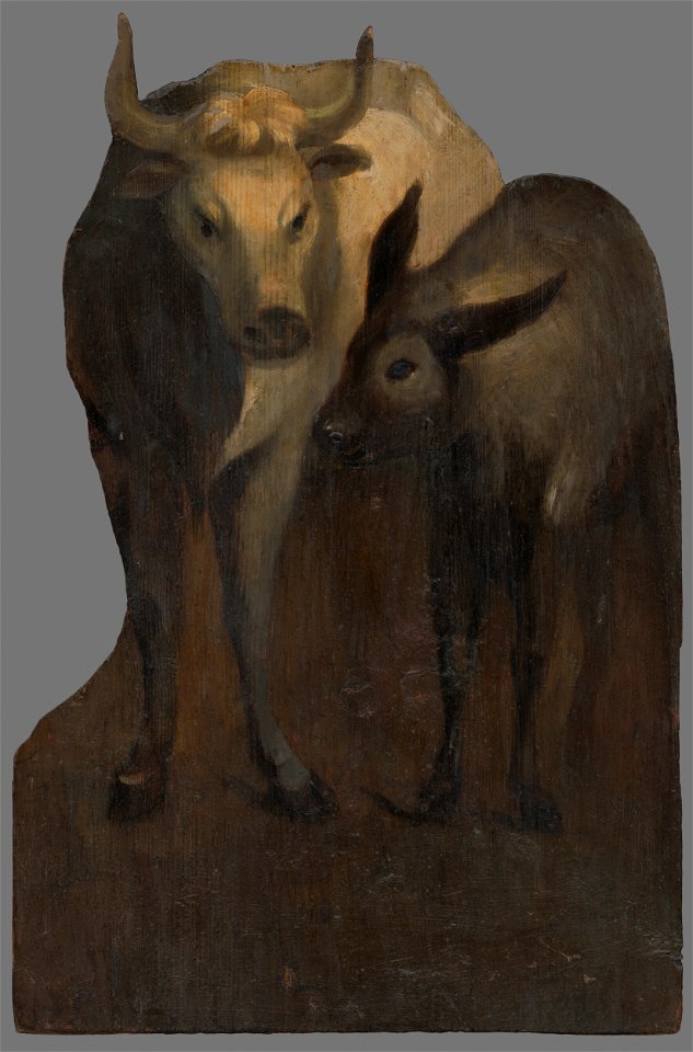 Maximilián Ratskay - Vôl a somár - O 452 - Orava Gallery